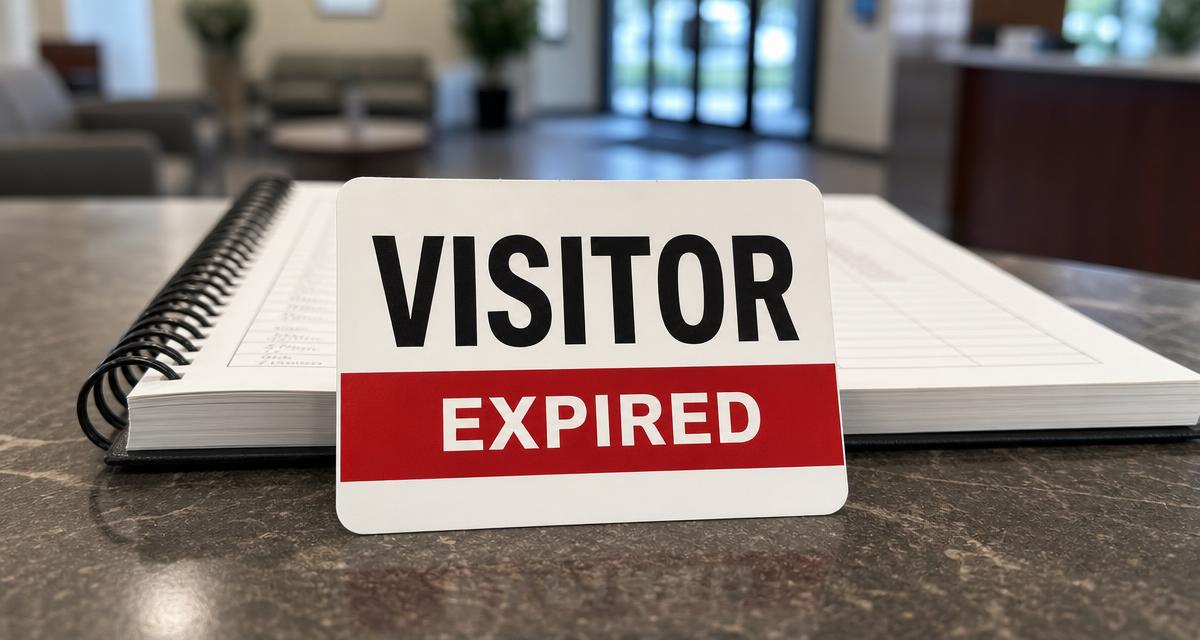 Visitor Badges That Expire Without Buying Software