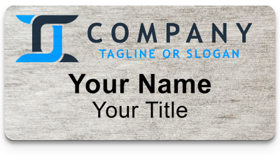 1.5x3 Dovetail Real Wood Eco Name Badge